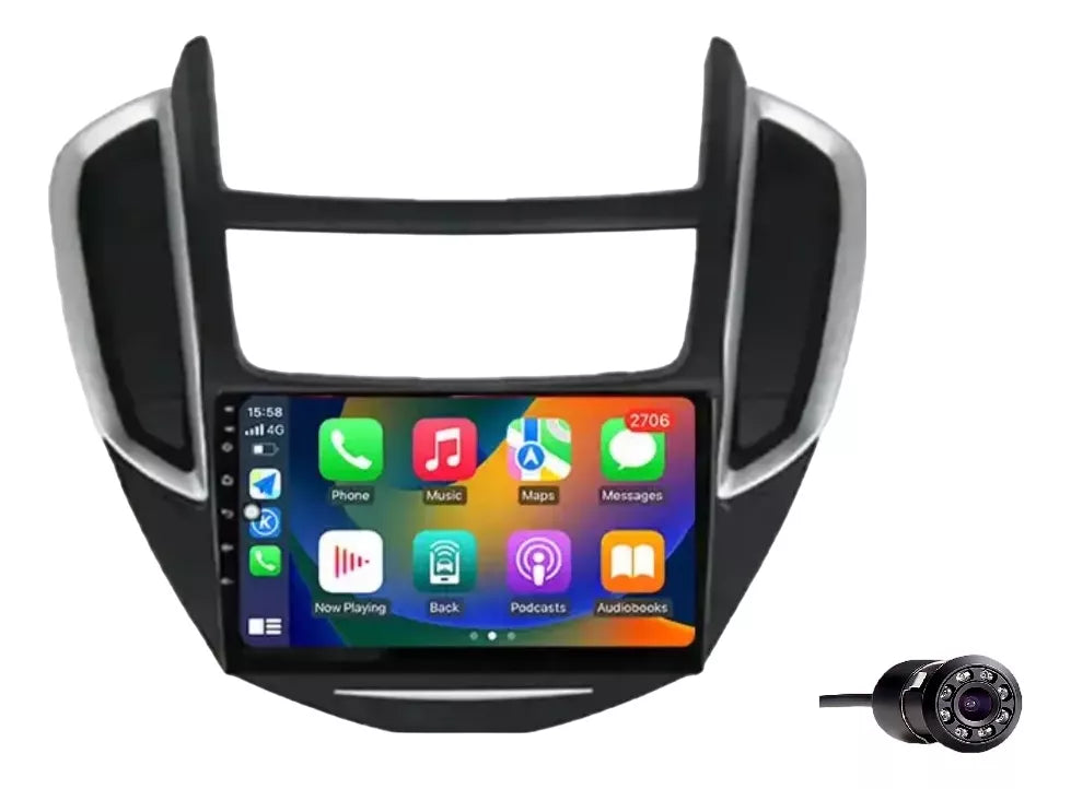 Radio Android Carplay Chevrolet Tracker 2013 a 2017