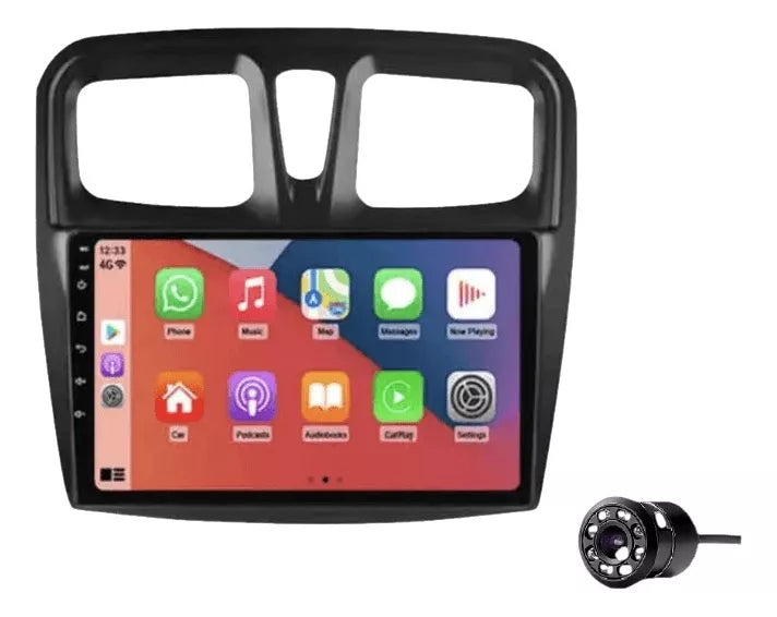 Radio Android Carplay Renault Logan Sandero Duster Captur Kwid Oroch
