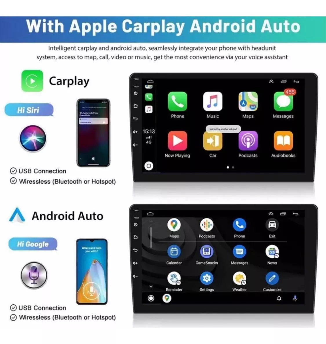 Radio Android Carplay Chevrolet Tracker 2013 a 2017