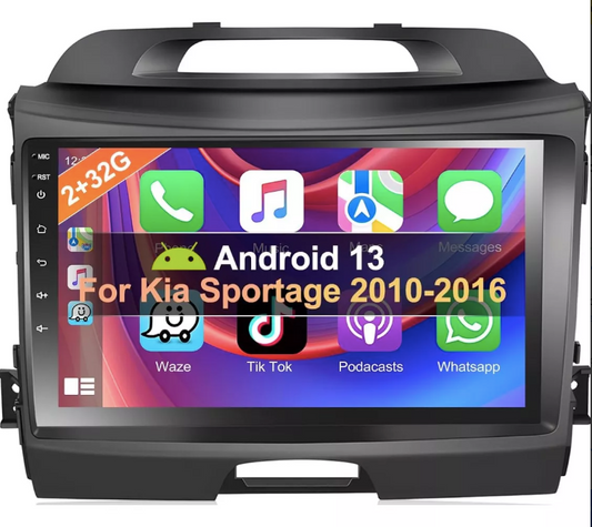 Radio Android Kia Sportage Revolution 2011 a 2016